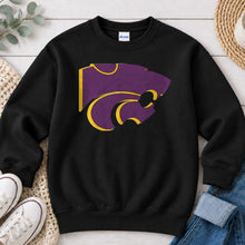Load image into Gallery viewer, Wildcat Logo Gold Outline Black

