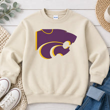 Load image into Gallery viewer, Wildcat Logo Gold Outline Sand
