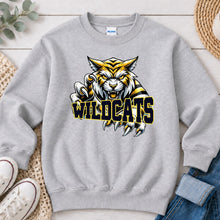 Load image into Gallery viewer, Fierce Wildcat Mascot Ash Grey

