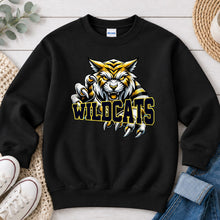 Load image into Gallery viewer, Fierce Wildcat Mascot Black
