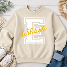 Load image into Gallery viewer, Varsity E Wildcats Script Sand
