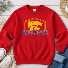 Load image into Gallery viewer, Wildcats Hexagon Logo Red
