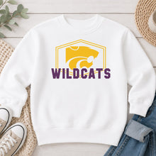 Load image into Gallery viewer, Wildcats Hexagon Logo White
