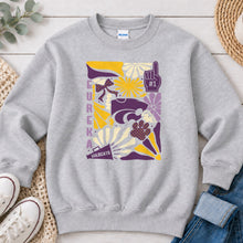 Load image into Gallery viewer, Eureka Wildcats Spirit Collage Ash Grey

