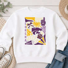 Load image into Gallery viewer, Eureka Wildcats Spirit Collage White
