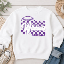 Load image into Gallery viewer, Wildcats Baseball Checkered White
