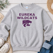 Load image into Gallery viewer, Eureka Wildcats Block Logo Ash Grey
