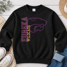 Load image into Gallery viewer, Eureka Wildcats Vertical Logo Black
