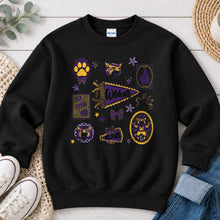 Load image into Gallery viewer, Wildcats Spirit Patches Black
