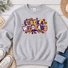 Load image into Gallery viewer, Eureka Wildcats Checkered Stars Ash Grey

