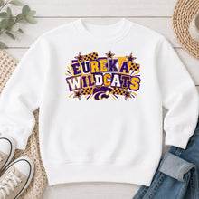 Load image into Gallery viewer, Eureka Wildcats Checkered Stars White
