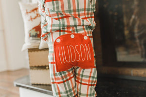 CHRISTMAS PLAID - BUTTFLAP PJS