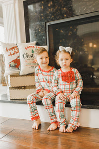 CHRISTMAS PLAID - BUTTFLAP PJS