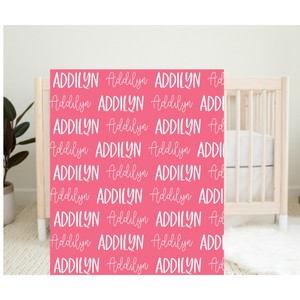 Personalized Name Blanket Girl ADDILYN