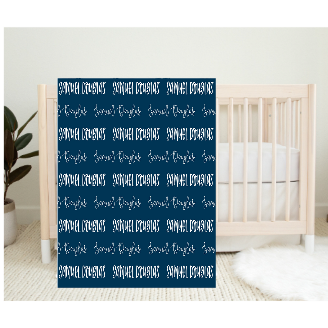 Personalized Name Blanket SAMUEL