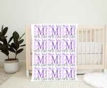 Load image into Gallery viewer, Personalized Name Blanket Center Letter MARLIE
