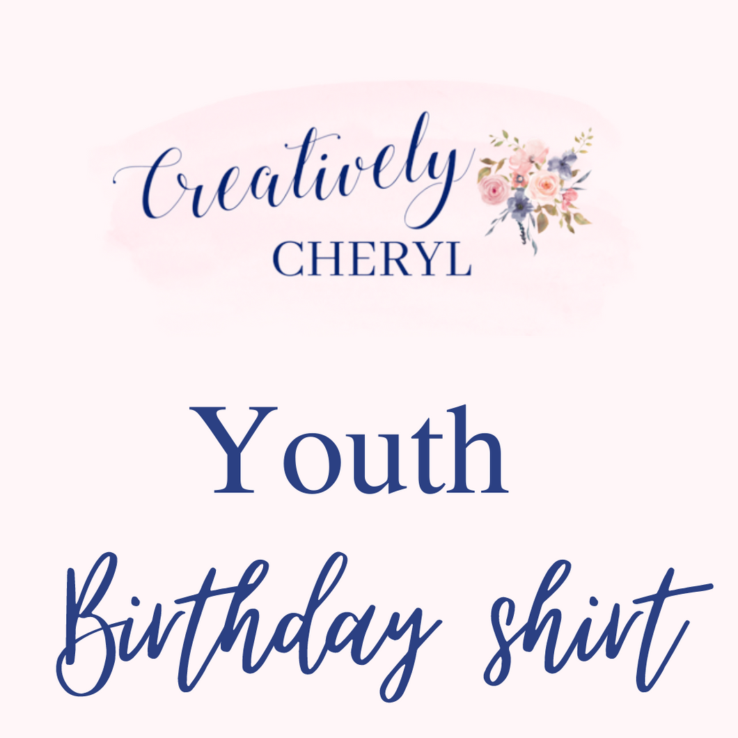 Youth/Toddler Custom Birthday Shirt