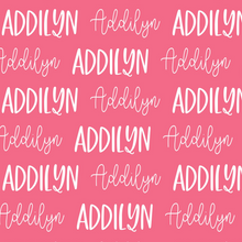 Load image into Gallery viewer, Personalized Name Blanket Girl ADDILYN
