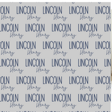 Load image into Gallery viewer, Personalized Name Blanket LINCOLN
