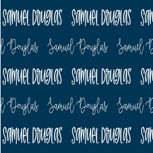 Load image into Gallery viewer, Personalized Name Blanket SAMUEL
