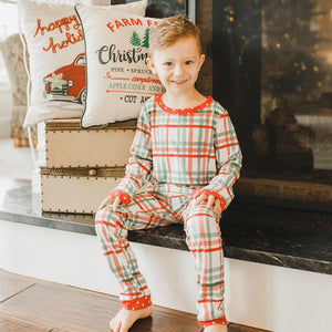 CHRISTMAS PLAID - BUTTFLAP PJS