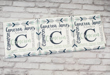 Load image into Gallery viewer, Personalized Baby Boy Name Blanket CAMERON
