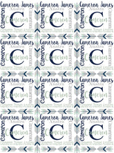 Load image into Gallery viewer, Personalized Baby Boy Name Blanket CAMERON
