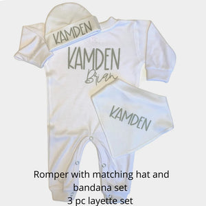 Newborn Coming Home Layette Set-Kamden