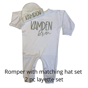 Newborn Coming Home Layette Set-Kamden