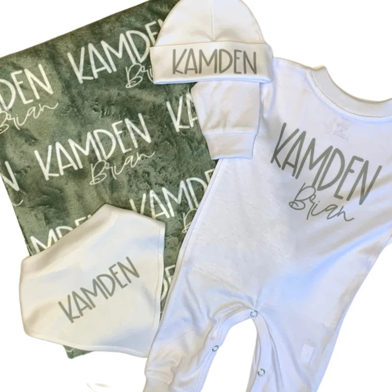 Newborn Coming Home Layette Set-Kamden