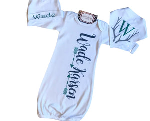 Newborn Coming Home Layette Set-Antlers-Wade